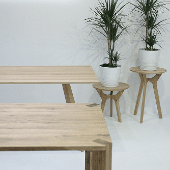Image of dining table made of Radiata Pine